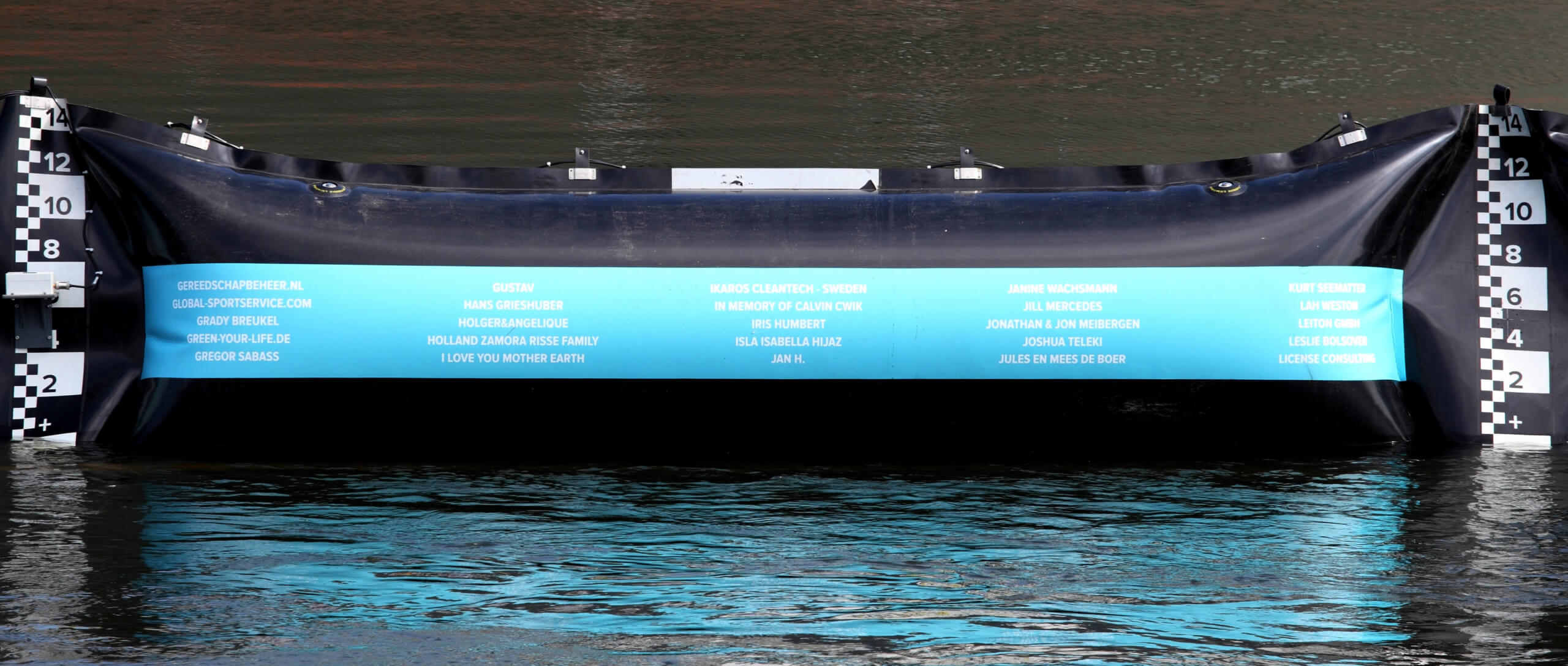 Gereedschapbeheer.nl sponsor Ocean Cleanup banner