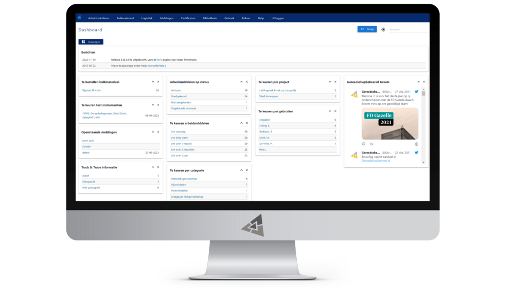 drijvend Productief trolleybus Gereedschap keuren? Probeer onze software. Gereedschapbeheer